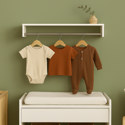 Cabideiro Arara Suspenso para Lavandeira Quarto Closet Lavanderia Branco - 9