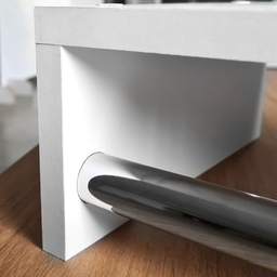 Cabideiro Arara Suspenso para Lavandeira Quarto Closet Lavanderia Branco - 4