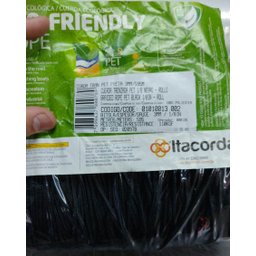 Corda 3mm Trançada Pet Preta Itacorda com 595m - 2