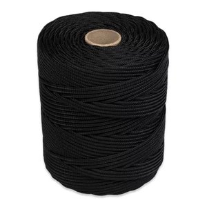 Corda 3mm Trançada Pet Preta Itacorda com 595m