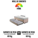 Ver imagem 7 de Bicama Box Baú Solteiro com Colchão Ecoline D23 Ecoflex Suede 88x188