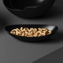 Ver imagem 2 de Pote Travessa Canoa Essential Coza Preto 350ml Petiscos Porções Alimentos Plástico