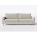 Ver imagem 4 de Sofá 3 Lugares Living Fixo Viena 2,40m em Linho:bege Amêndoa