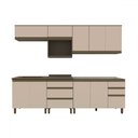 Ver imagem 2 de Cozinha Completa Connect 10 Portas 5 Gavetas 100% Mdf Duna/cristal - Henn