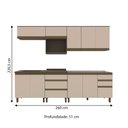 Ver imagem 4 de Cozinha Completa Connect 10 Portas 5 Gavetas 100% Mdf Duna/cristal - Henn