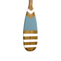 Remo Decorativo Azul Claro Listras 55 Cm Decoração Náutica Praia - 3