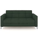 Ver imagem 3 de Sofá 3 Lugares Sala Living Industrial 200cm Senna K01 Veludo Verde - Lyam Decor