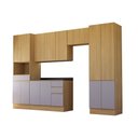 Ver imagem 2 de Cozinha Completa 5 Peças com Espaço para Micro-ondas e Tampo Slim Luciane Móveis