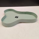 Ver imagem 3 de Bandeja Decorativo para Servir Home&co Metal 2x14x20cm Verde
