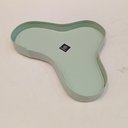 Ver imagem 2 de Bandeja Decorativo para Servir Home&co Metal 2x14x20cm Verde