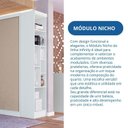 Ver imagem 5 de Móveis para Quarto Nicho Modulado Infinity Branco/Line