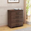 Ver imagem 1 de Comoda 4 Gavetas Madeira Maciça 84 Cm 2250 Cafe Milani Store
