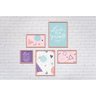 Conjunto Quadros Decorativos 5 Peças - 5