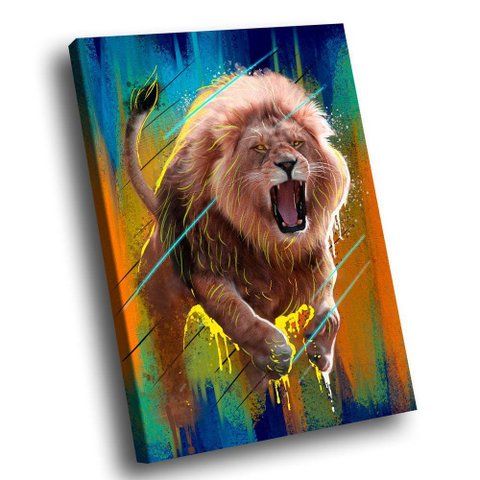 Quadro Blue Lion Br Artes Grande 118x78