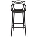 Ver imagem 3 de Conjunto C/3 Banqueta Allegra Alta Master Preta Cozinha Americana Balcão Polipropileno