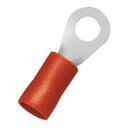 Ver imagem 2 de Kit 20un Terminal Olhal Anel 10mm Vermelho M5 Pré Isolado
