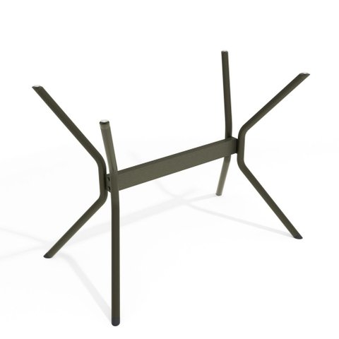 Base para Tampo de Mesa Loire Cor Bronze 105x60cm M031brz Kappesberg Crome Bronze