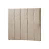 Cabeceira Estofada Roma 140Cm Linho Bege - Cor: Bege - 3
