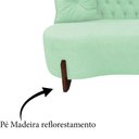Ver imagem 6 de Sofá 3 Lugares Orgânico Curvo Tókio 180cm Veludo Acqua