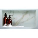 Ver imagem 2 de Nicho Porcelanato Banheiro Branco Calacata Ouro 60x32cm