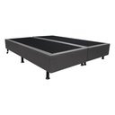 Ver imagem 1 de Base Box para Cama Casal Queen 158x198cm Bipartido Liz S05 Sintético Cinza - Mpozenato