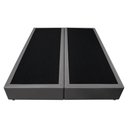 Ver imagem 5 de Base Box para Cama Casal Queen 158x198cm Bipartido Liz S05 Sintético Cinza - Mpozenato