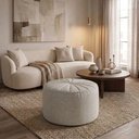Ver imagem 7 de Puff Decorativo Eron 73x73 cm Pes Fixos Linho Tcs 701 Moll