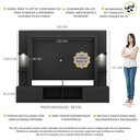 Ver imagem 6 de Estante Com Suporte Tv 65" E Leds Berlim Multimóveis V3384 Preta Preto