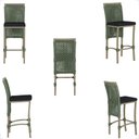 Ver imagem 5 de Mesa Bistro e 4 Banquetas Roma Fendi Corda Náutica 12 Verde
