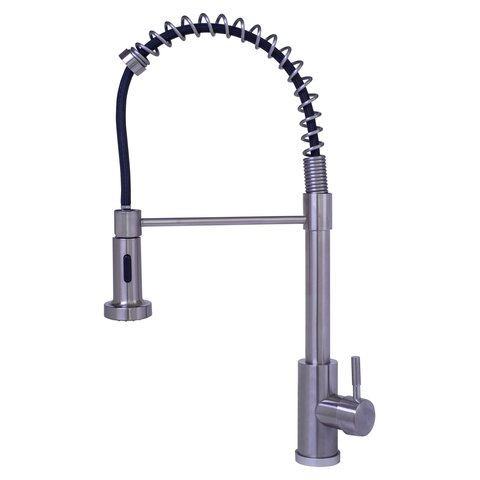 Torneira Gourmet Giratória Acqua Metais 301 Cozinha Inox Escovado 2 Jatos