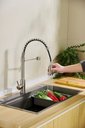 Ver imagem 4 de Torneira Gourmet Giratória Acqua Metais 301 Cozinha Inox Escovado 2 Jatos