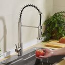 Ver imagem 2 de Torneira Gourmet Giratória Acqua Metais 301 Cozinha Inox Escovado 2 Jatos