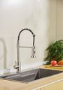 Ver mais imagens de Torneira Gourmet Giratória Acqua Metais 301 Cozinha Inox Escovado 2 Jatos