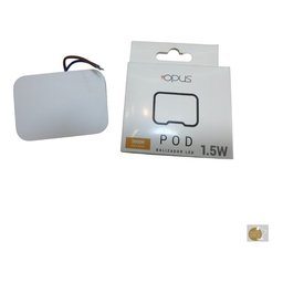 Balizador Mini Sobrepor Led 1,5w Ip65 Corredor 50x70mm Opus - Branco - 5