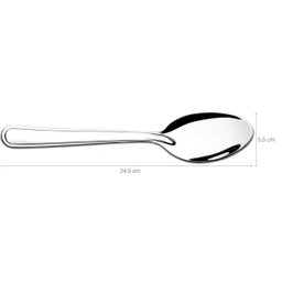 Kit 25 Colheres Grandes de Inox para Servir Arroz Molhos para Hotéis Restaurantes Taumer - 3