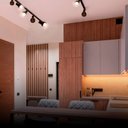 Ver mais imagens de Trilho Eletrificado 84cm 6 Spots E27 Led Comum C/ Conector/emenda Cor:preto