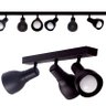 Trilho Eletrificado 84cm 6 Spots E27 Led Comum C/ Conector/emenda Cor:preto - 1