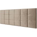 Ver imagem 1 de Cabeceira Estofada Bia 1.60 Cama Box Queen - Bege Suede