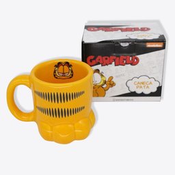 Caneca de Porcelana 3d Pata Garfield -10024556 - 4