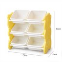 Ver imagem 4 de Armário Infantil Organizador de Brinquedo 6 Gavetas Multiuso