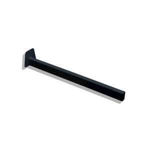 Kit 2 pçs Suporte pia/ tanque 50cm - Parafusar - Preto (grapa)