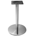Ver imagem 6 de Mesa Beta Inox 75 Cm Altura Disco Redondo Tampo Mdp Redondo 80 Cm Largura X 2,50 Cm Altura Noce