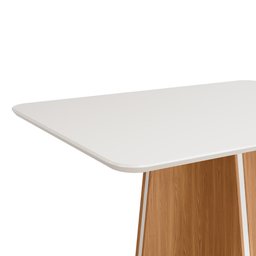 Conjunto Sala de Jantar Mesa Tampo Vidro 4 Cadeiras Dj Móveis Vanda Carvalho Lidia Kraft - 9