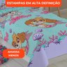 Jogo de Cama Infantil Lepper Patrulha Canina Menina Solteiro 3 Peças Microfibra Lilás - 5