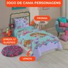 Jogo de Cama Infantil Lepper Patrulha Canina Menina Solteiro 3 Peças Microfibra Lilás - 3