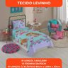 Jogo de Cama Infantil Lepper Patrulha Canina Menina Solteiro 3 Peças Microfibra Lilás - 8