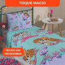 Ver imagem 4 de Jogo de Cama Infantil Lepper Patrulha Canina Menina Solteiro 3 Peças Microfibra Lilás
