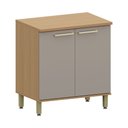 Ver imagem 1 de Balcão de Cozinha 100 Mdf 2 Portas com Tampo 80cm Duna Luciane Móveis