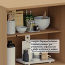 Ver imagem 7 de Balcão de Cozinha 100 Mdf 2 Portas com Tampo 80cm Duna Luciane Móveis