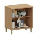 Ver imagem 2 de Balcão de Cozinha 100 Mdf 2 Portas com Tampo 80cm Duna Luciane Móveis